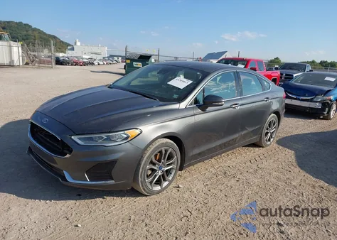 2019 Ford Fusion Sel from USA, damaged, VIN 3FA6P0CD7KR219986